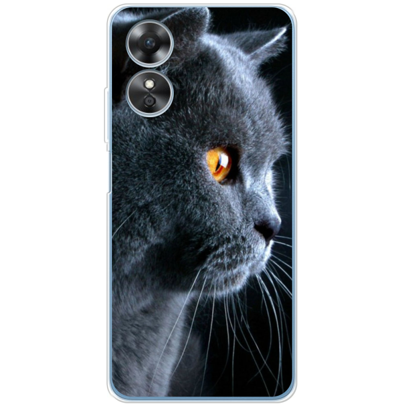 Чехол BoxFace OPPO A17 English cat