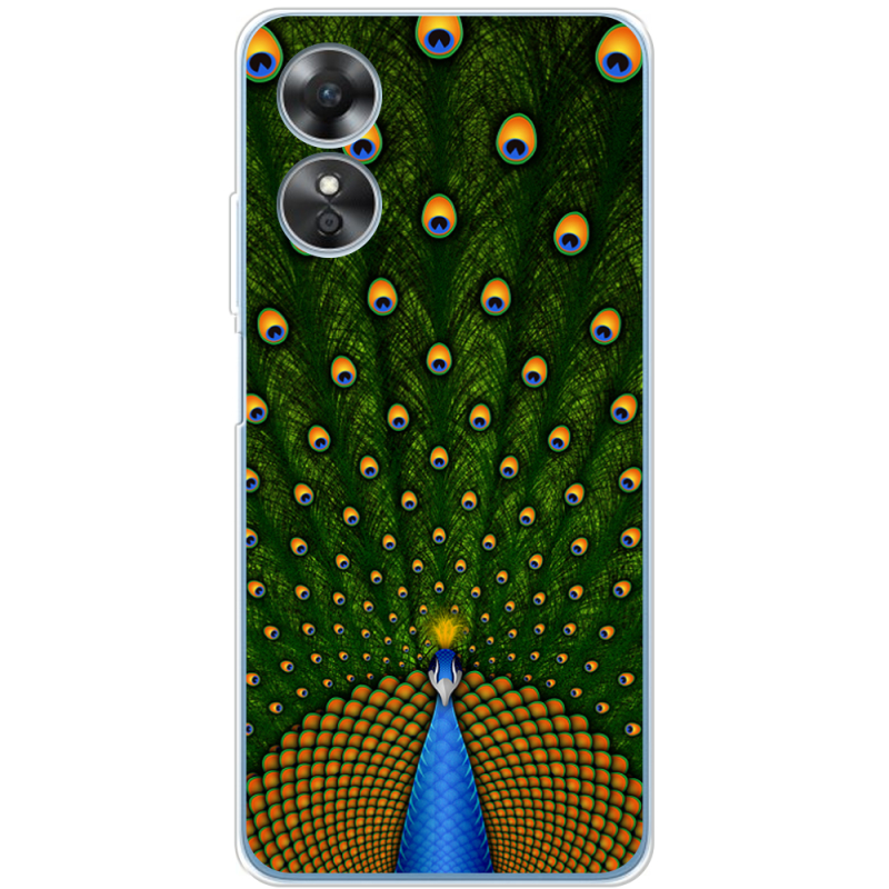 Чехол BoxFace OPPO A17 Peacocks Tail