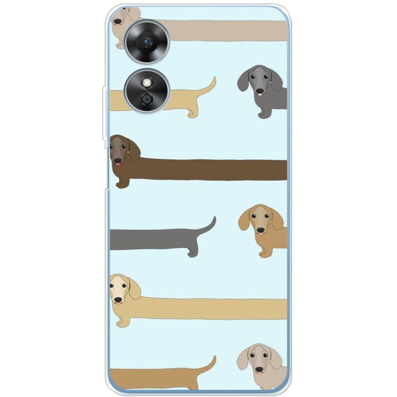 Чехол BoxFace OPPO A17 Dachshund