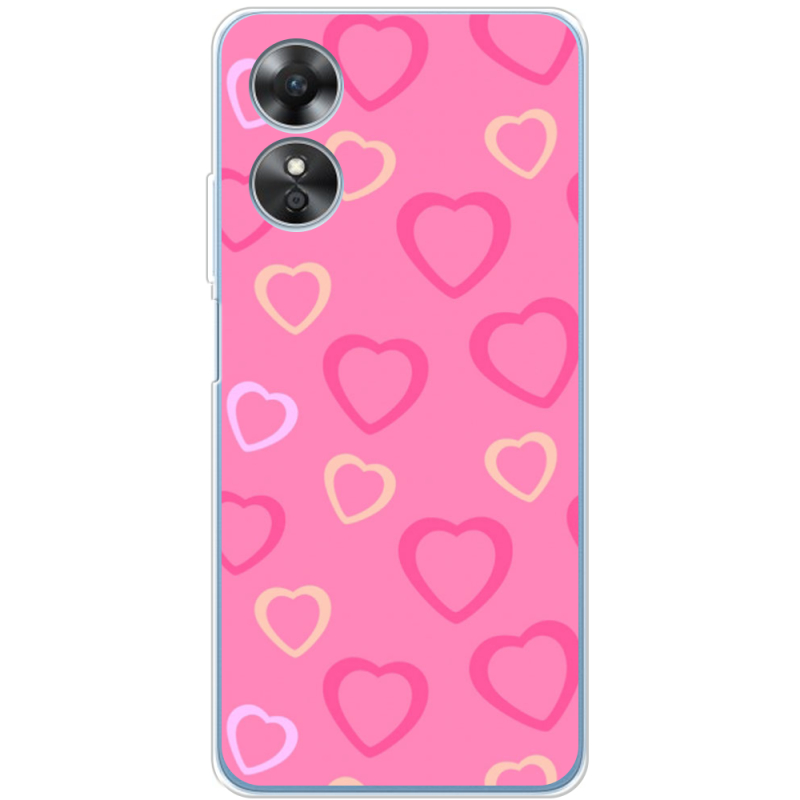 Чехол BoxFace OPPO A17 Sugar Hearts