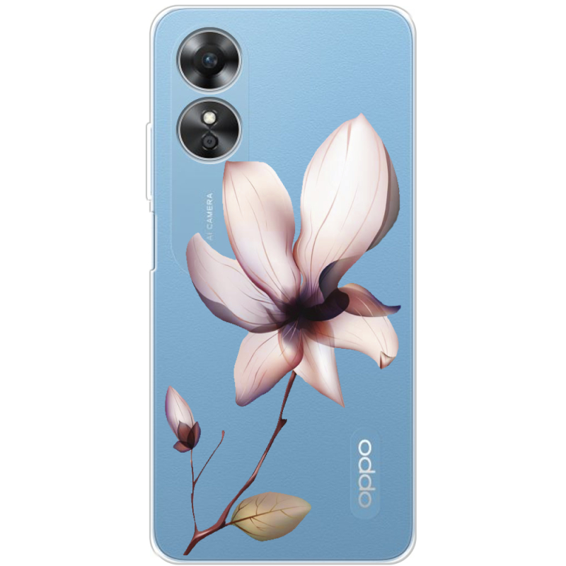 Прозрачный чехол BoxFace OPPO A17 Magnolia