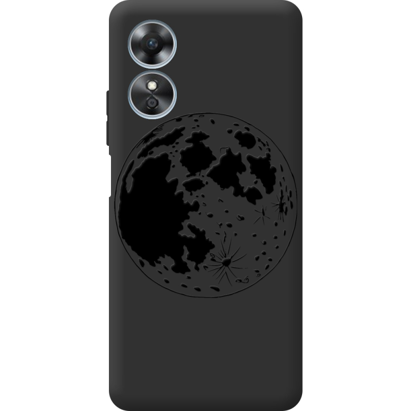 Черный чехол BoxFace OPPO A17 Planet