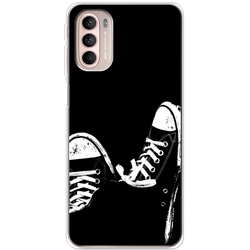 Чехол BoxFace Motorola G41 Black Sneakers