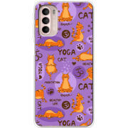 Чехол BoxFace Motorola G41 Yoga Cat