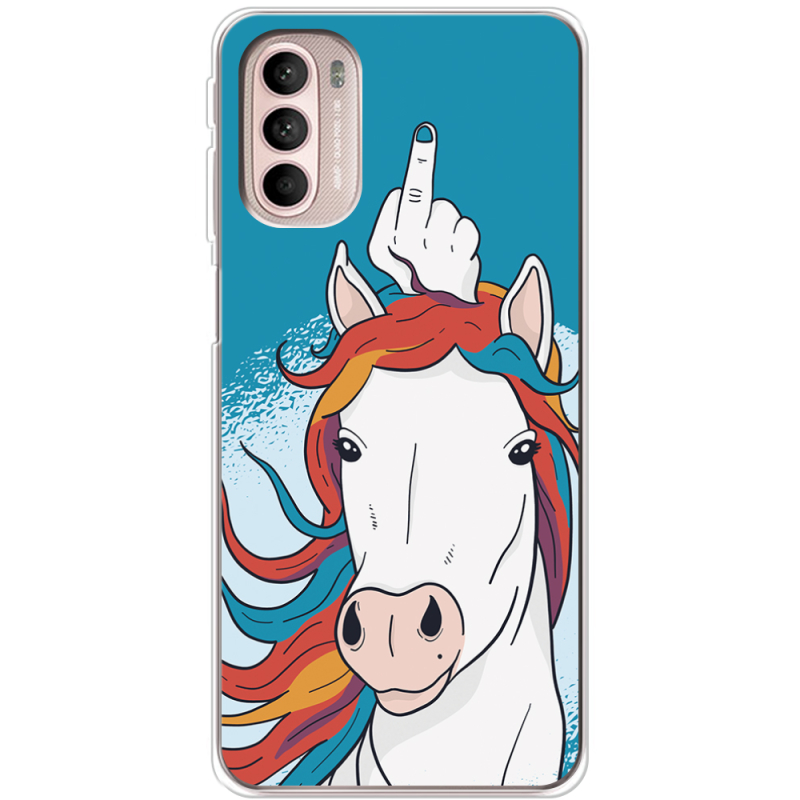 Чехол BoxFace Motorola G41 Fuck Unicorn