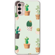 Чехол BoxFace Motorola G41 L-green Cacti