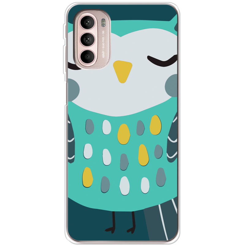 Чехол BoxFace Motorola G41 Green Owl