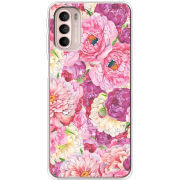 Чехол BoxFace Motorola G41 Pink Peonies