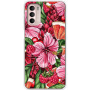 Чехол BoxFace Motorola G41 Tropical Flowers