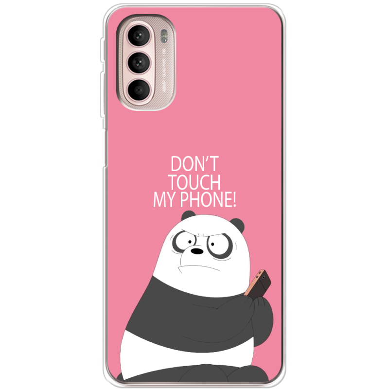 Чехол BoxFace Motorola G41 Dont Touch My Phone Panda