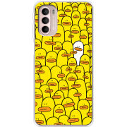 Чехол BoxFace Motorola G41 Yellow Ducklings