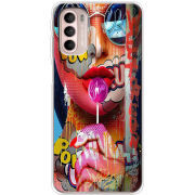 Чехол BoxFace Motorola G41 Colorful Girl