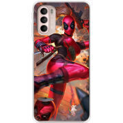 Чехол BoxFace Motorola G41 Woman Deadpool