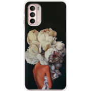 Чехол BoxFace Motorola G41 Exquisite White Flowers