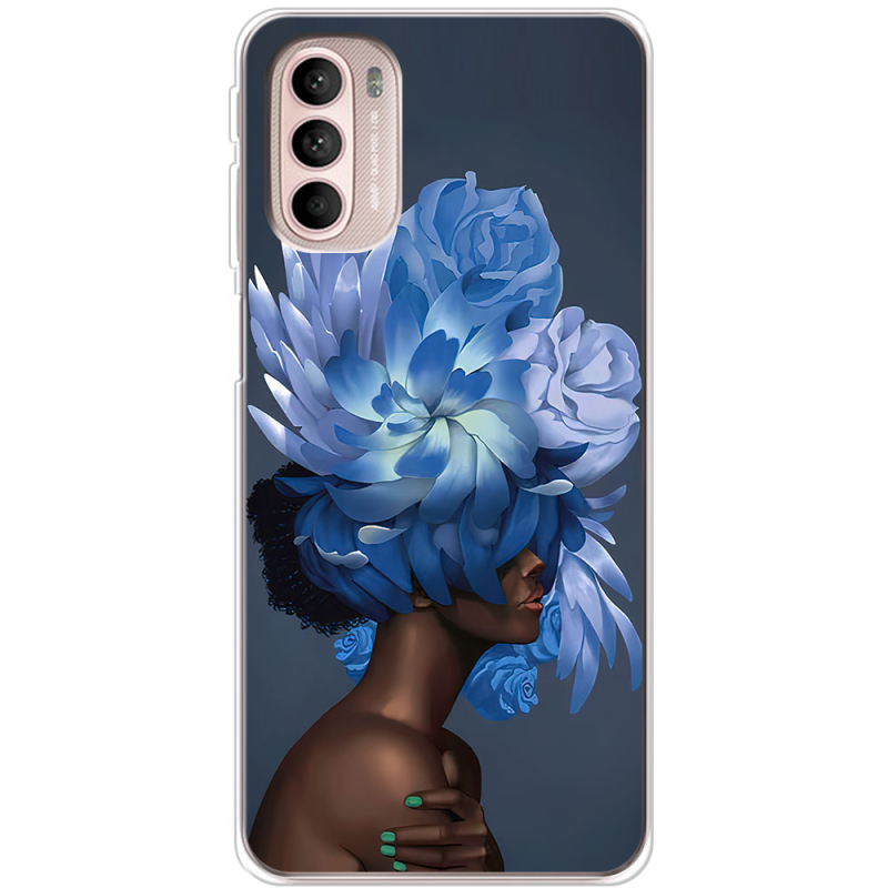 Чехол BoxFace Motorola G41 Exquisite Blue Flowers