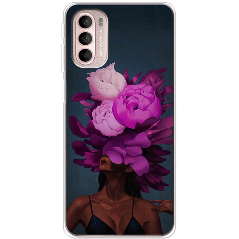 Чехол BoxFace Motorola G41 Exquisite Purple Flowers