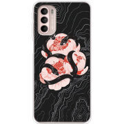 Чехол BoxFace Motorola G41 Snake Rose