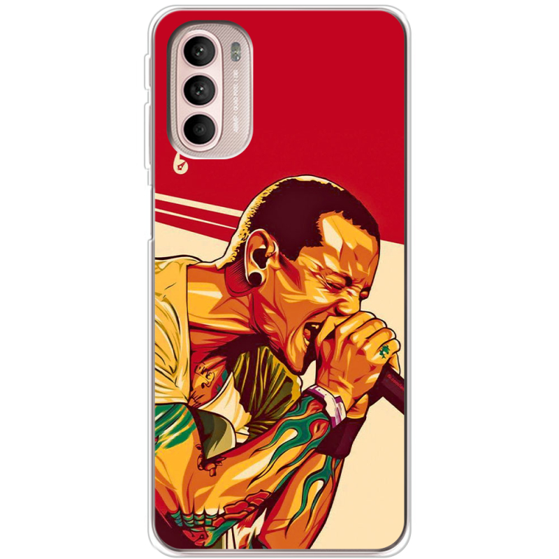 Чехол BoxFace Motorola G41 Chester Bennington