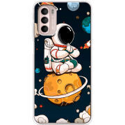 Чехол BoxFace Motorola G41 Astronaut