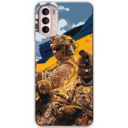 Чехол BoxFace Motorola G41 Воїни ЗСУ