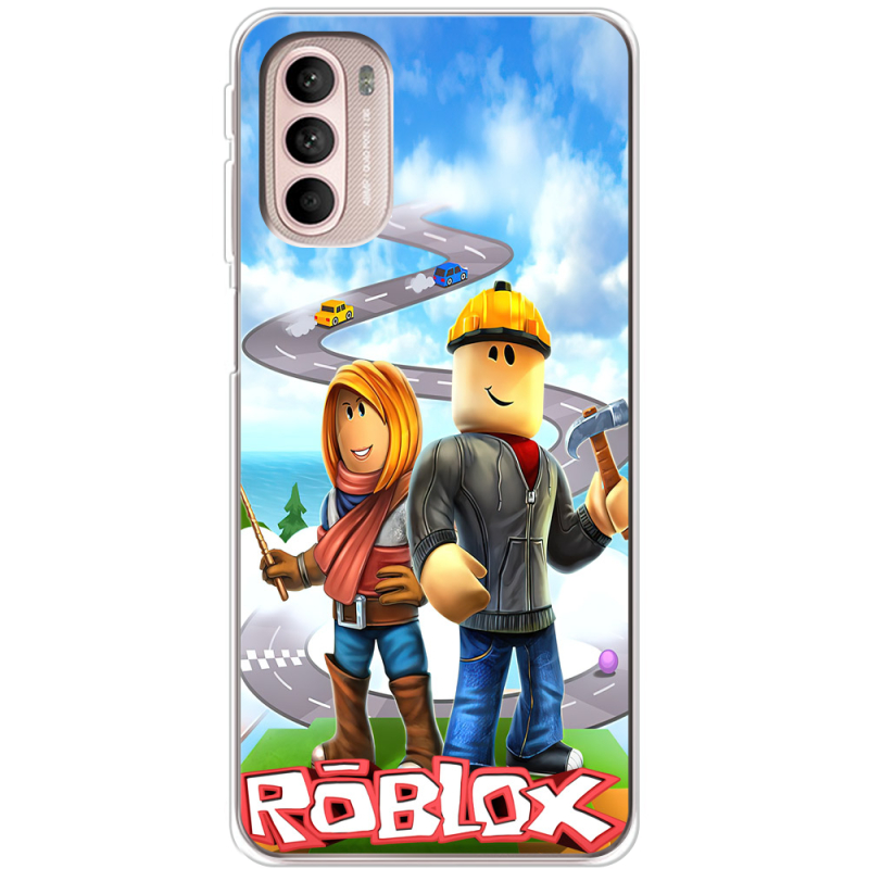 Чехол BoxFace Motorola G41 Roblox Білдерман