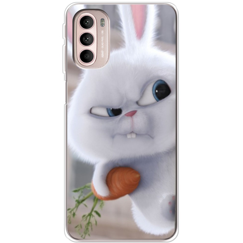 Чехол BoxFace Motorola G41 Rabbit Snowball