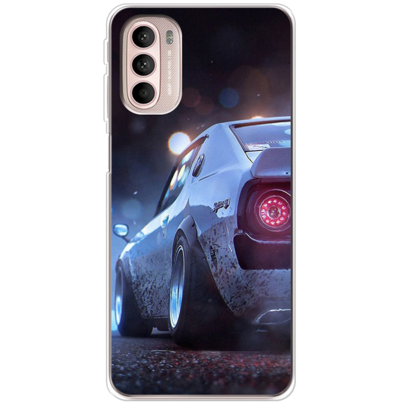 Чехол BoxFace Motorola G41 Silver Car