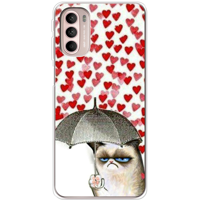 Чехол BoxFace Motorola G41 Raining Hearts