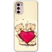 Чехол BoxFace Motorola G41 Teddy Bear Love