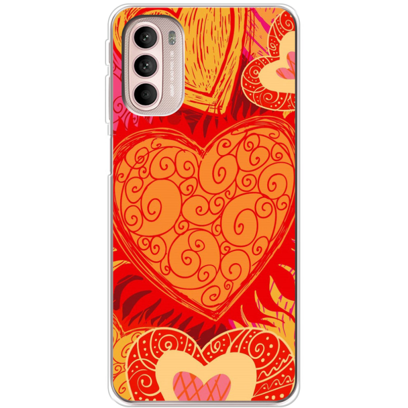 Чехол BoxFace Motorola G41 Warm Hearts