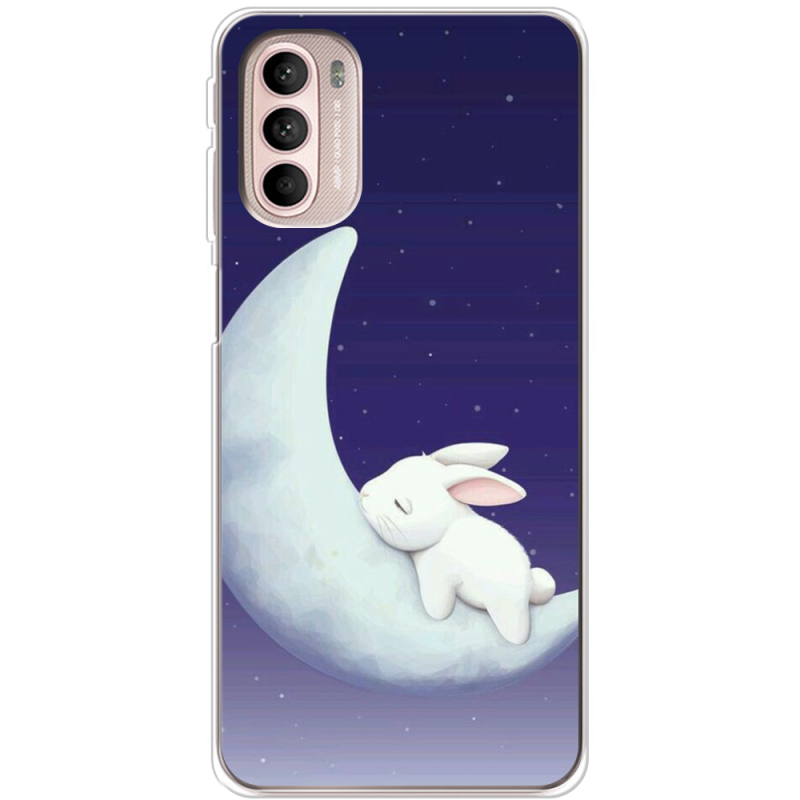 Чехол BoxFace Motorola G41 Moon Bunny