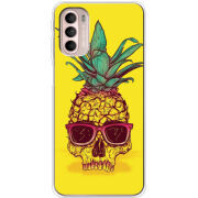 Чехол BoxFace Motorola G41 Pineapple Skull