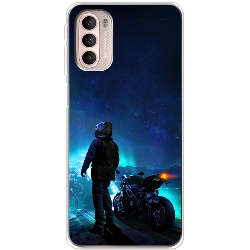 Чехол BoxFace Motorola G41 Motorcyclist