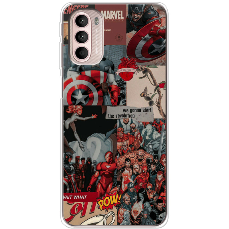 Чехол BoxFace Motorola G41 Marvel Avengers