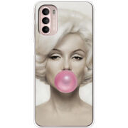 Чехол BoxFace Motorola G41 Marilyn Monroe Bubble Gum