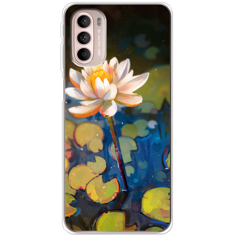 Чехол BoxFace Motorola G41 Waterlily