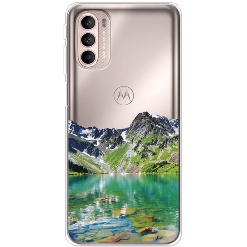 Прозрачный чехол BoxFace Motorola G41 Green Mountain