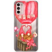 Прозрачный чехол BoxFace Motorola G41 Valentine Dwarfs