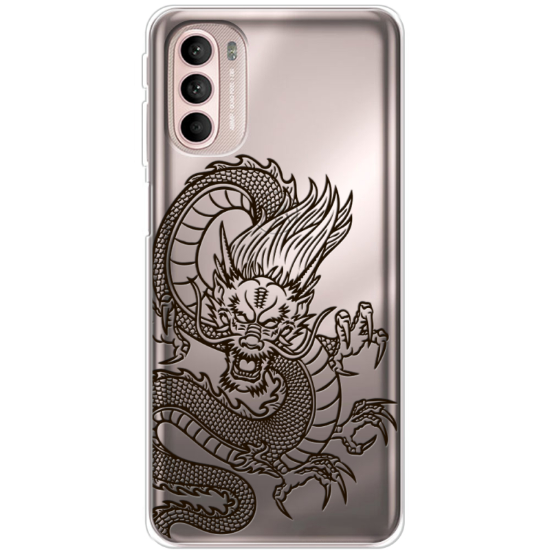 Прозрачный чехол BoxFace Motorola G41 Chinese Dragon