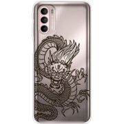 Прозрачный чехол BoxFace Motorola G41 Chinese Dragon