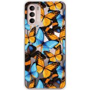 Прозрачный чехол BoxFace Motorola G41 Butterfly Morpho