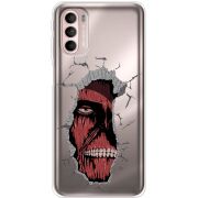 Прозрачный чехол BoxFace Motorola G41 Нападение Титана