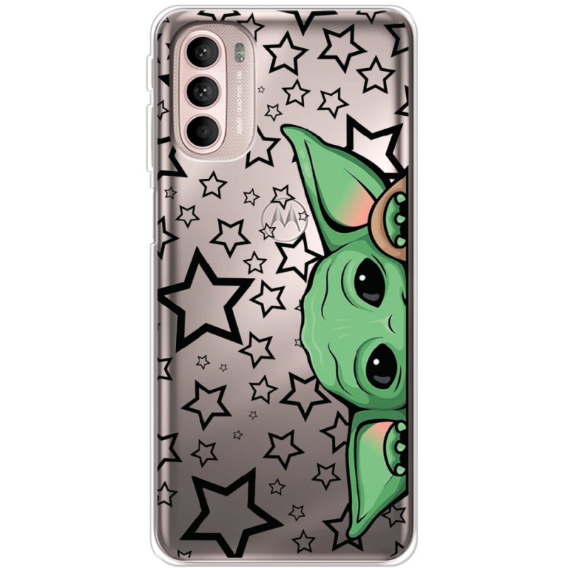 Прозрачный чехол BoxFace Motorola G41 Baby Yoda