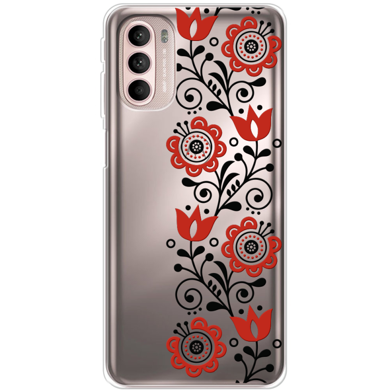 Прозрачный чехол BoxFace Motorola G41 Ethno Ornament