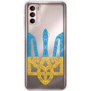 Прозрачный чехол BoxFace Motorola G41 Gold Trident