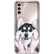 Прозрачный чехол BoxFace Motorola G41 Husky