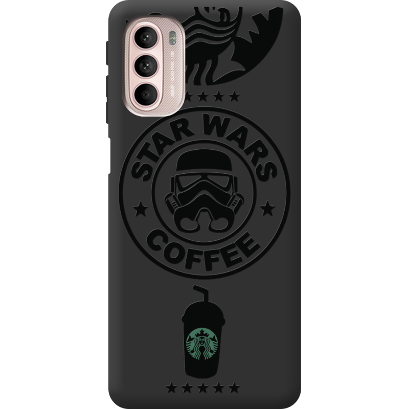 Черный чехол BoxFace Motorola G41 Dark Coffee