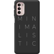 Черный чехол BoxFace Motorola G41 Minimalistic