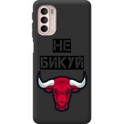 Черный чехол BoxFace Motorola G41 Не Бикуй