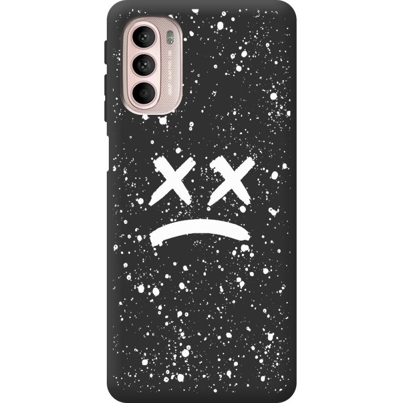 Черный чехол BoxFace Motorola G41 Sad Way